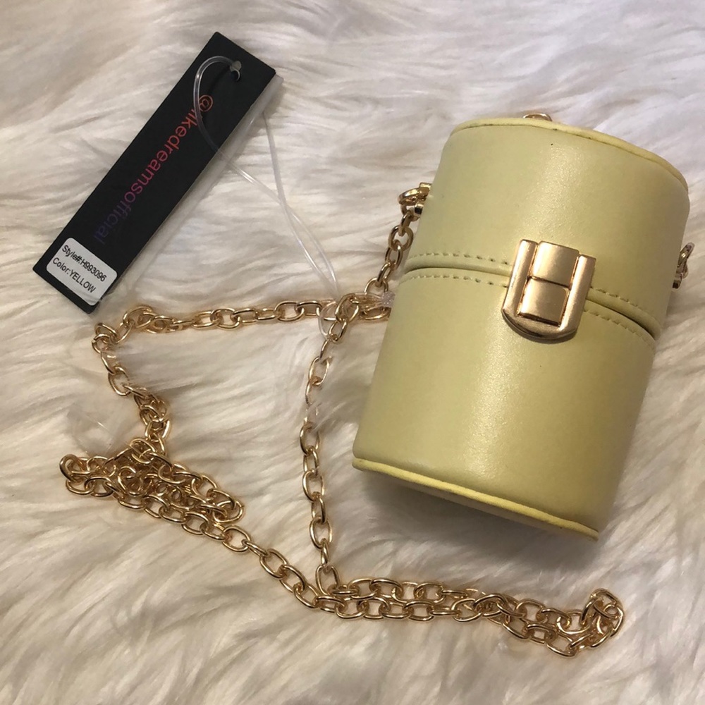 Yellow Crossbody Mini Purse